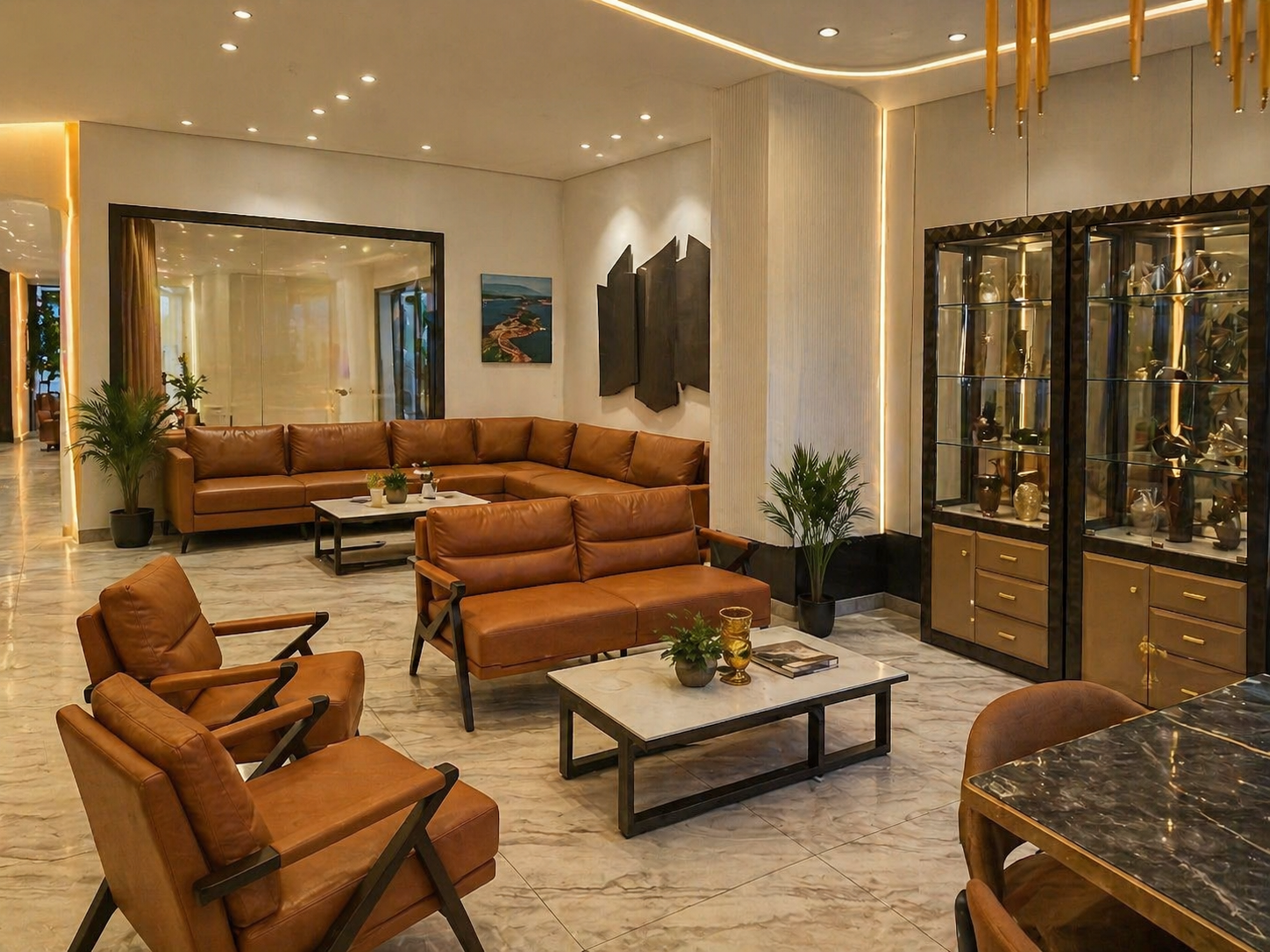 Lobby de Two Seasons Hotel — accueil et convivialité