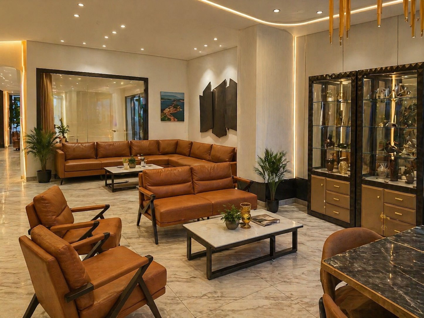 Salon de Two Seasons Hotel — espace détente